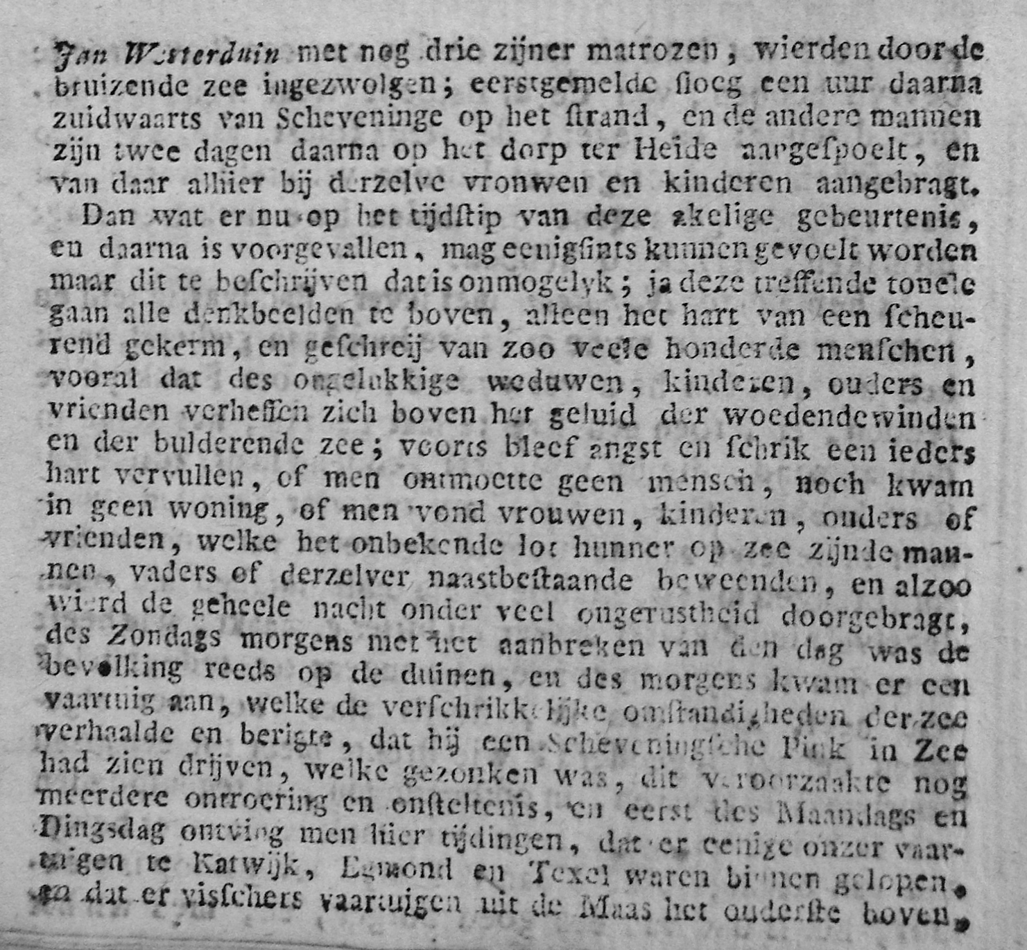 Drietal onbekende schepen